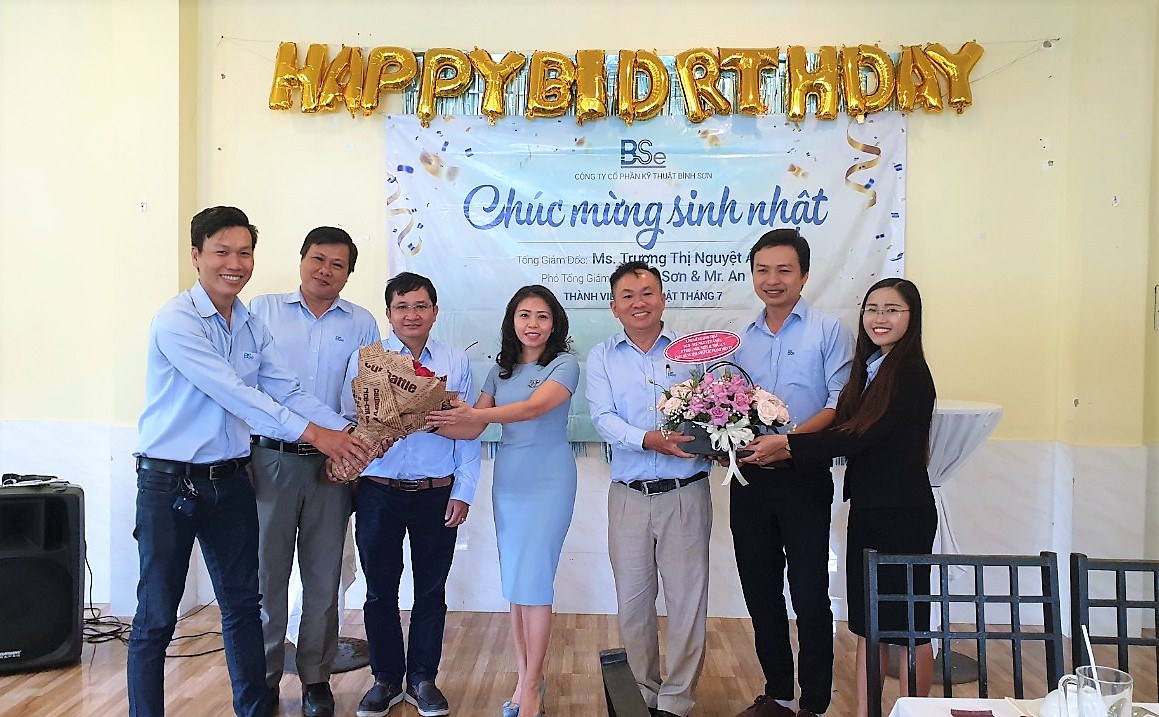 Chúc mừng sinh nhật Tổng Giám đốc Công ty CP Kỹ thuật Bình Sơn